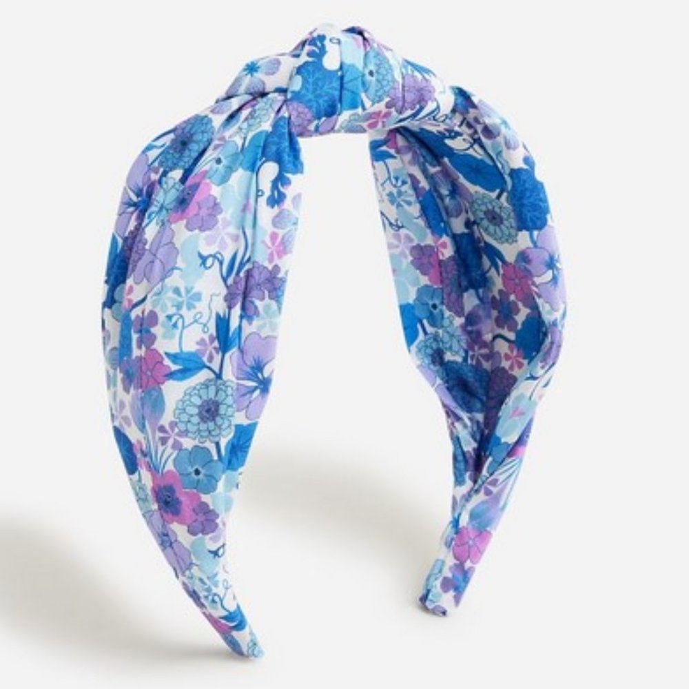 J. Crew Knot headband in Liberty print